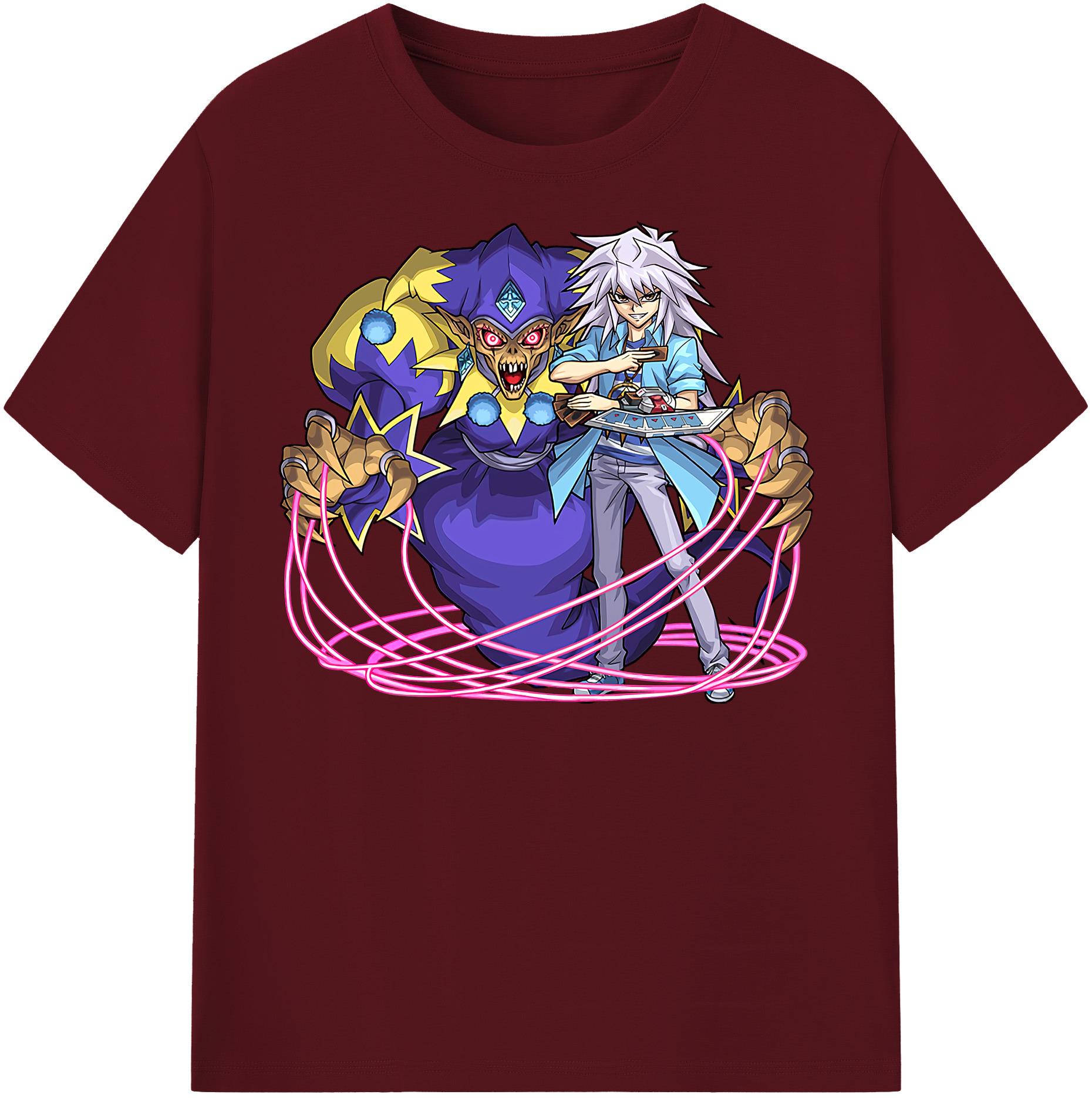 （画像用） 遊☆戯☆王 Yu-Gi-Oh! 綿100％半袖Tシャツ（フロントプリント）